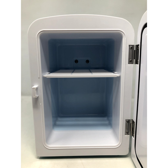 Koolatron Light Blue Mini Fridge 6 Can AC/DC Thermoelectric Cooler Tested Works - Picture 14 of 16